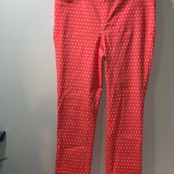 NWT Rafaella Calypso Coral Comfort Stretch Printed Knit Twill Skinny Ankle 10 - Picture 6 of 7